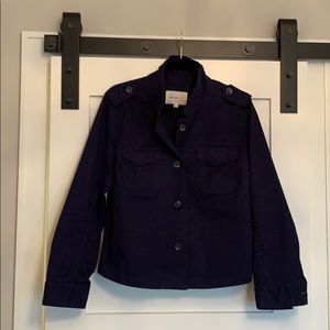 Navy cotton spring jacket